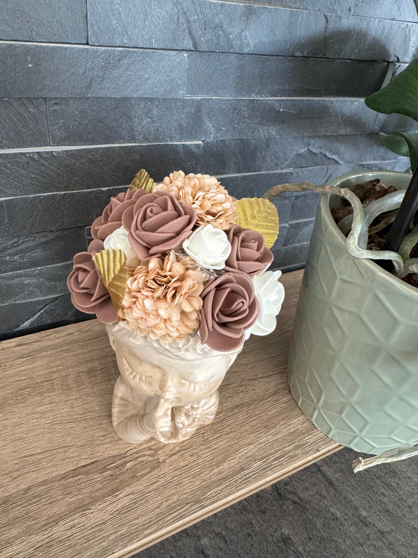 Buste petite fille florale