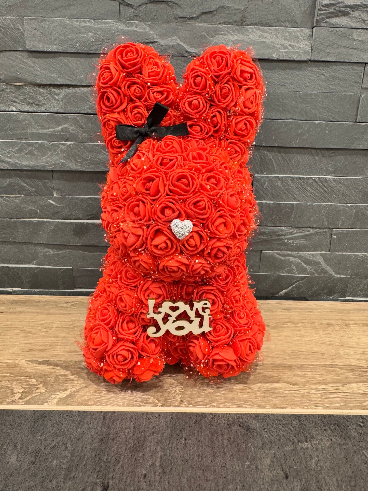 Lapin floral Éclat d’amour ❤️🌹