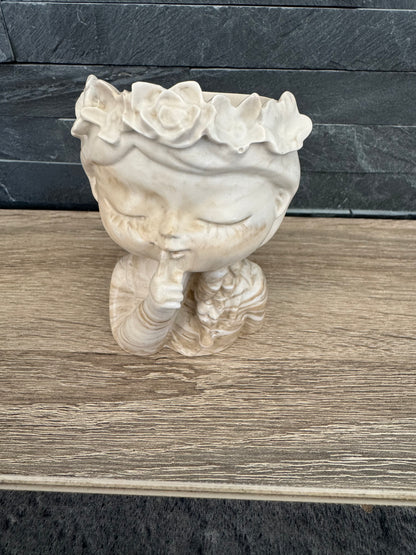 Décoration buste petite fille