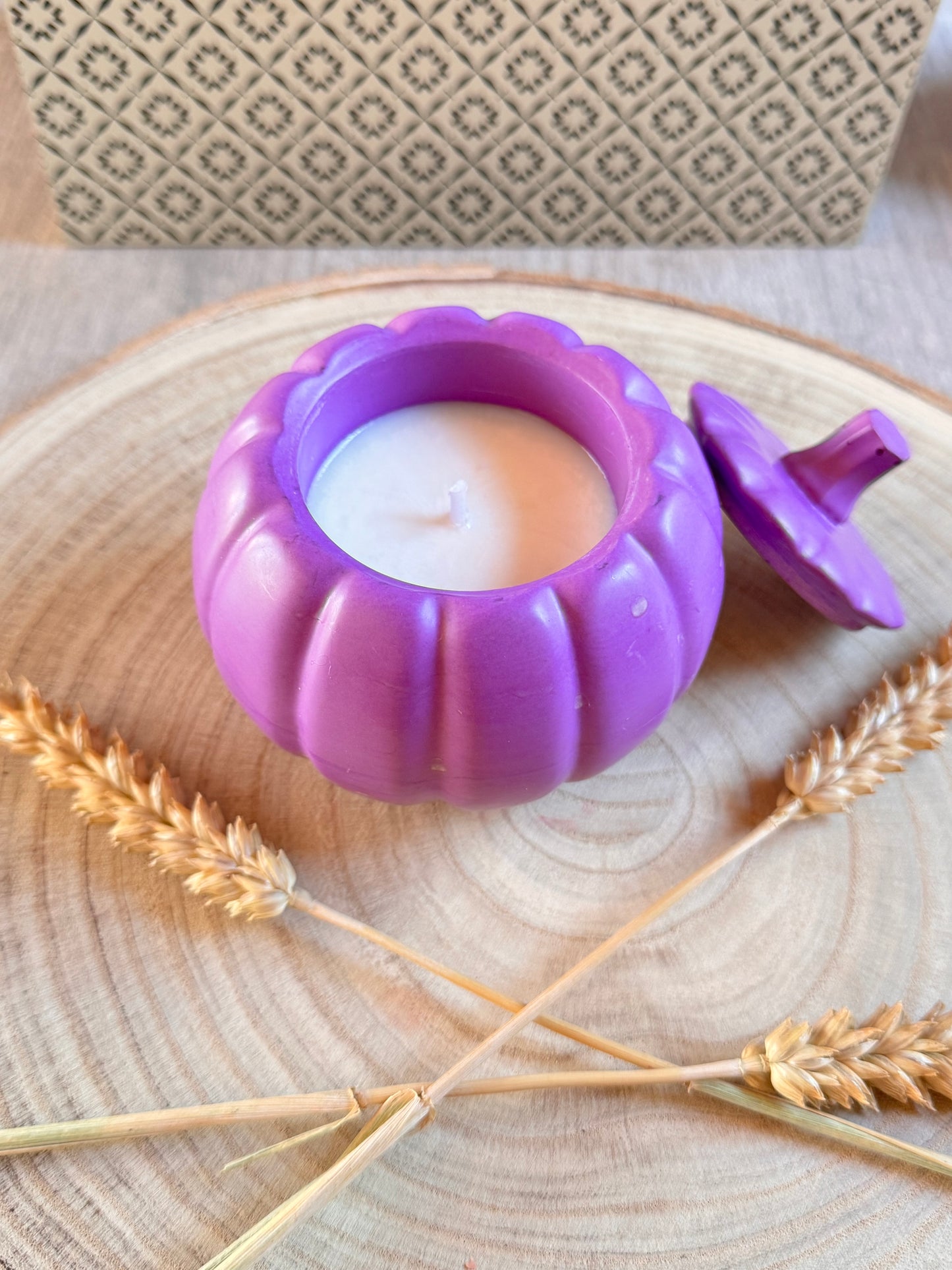 🎃 Bougie Citrouille avec couvercle