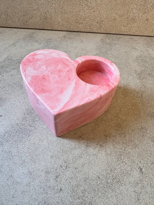 Bougeoir cœur