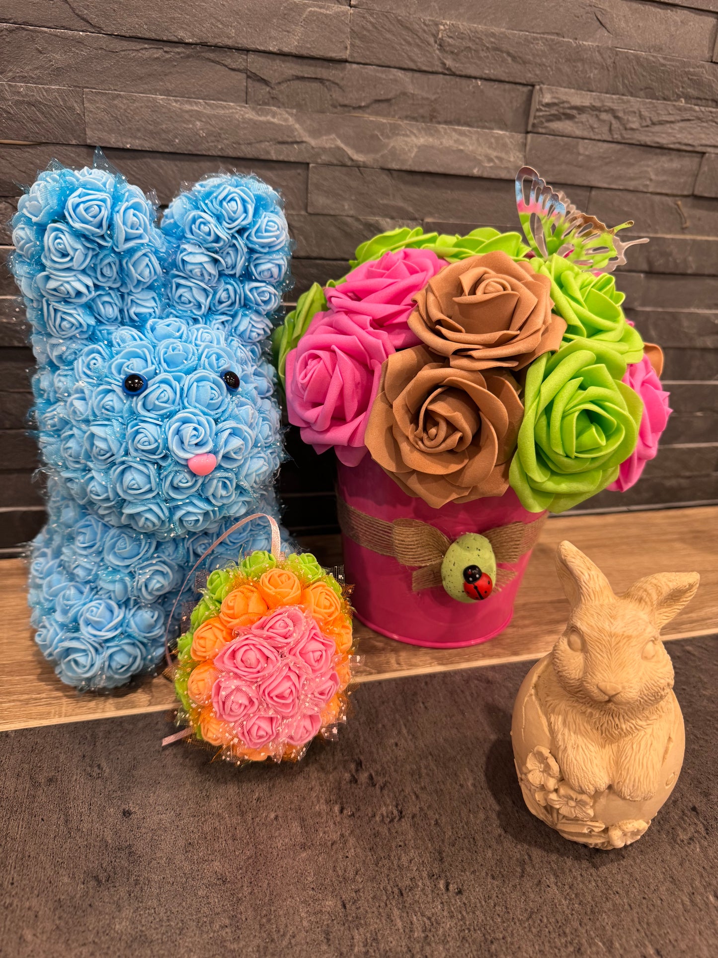 Lapin floral Éclat d’amour ❤️🌹