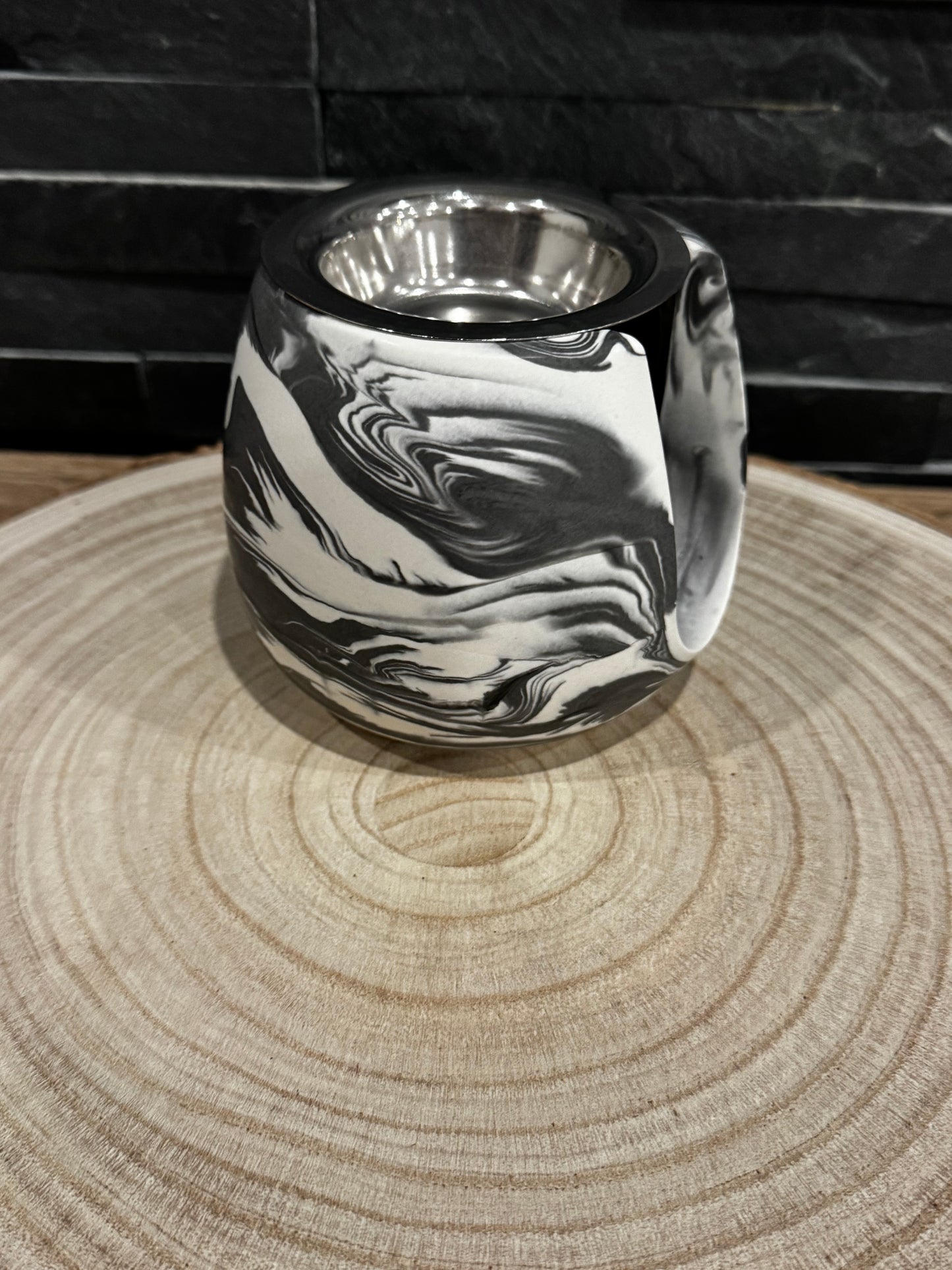 Brûleur de parfum|fondant en jesmonite artisanal – Décoration & bien-être | L’univers d’Elsa
