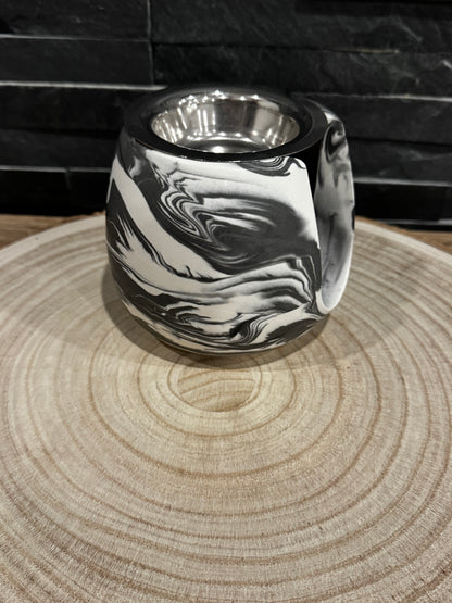 Brûleur de parfum|fondant en jesmonite artisanal – Décoration & bien-être | L’univers d’Elsa