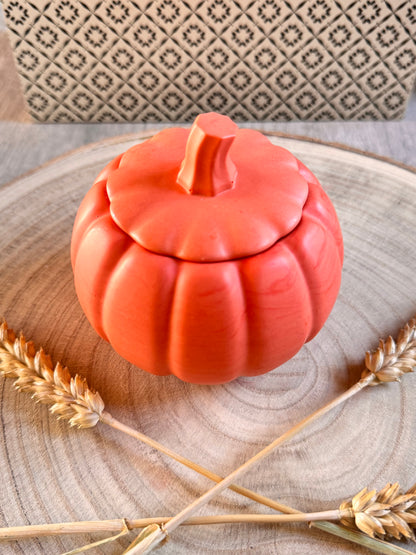 🎃 Bougie Citrouille avec couvercle