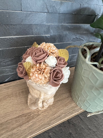 Buste petite fille florale