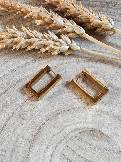 Anneaux rectangulaires – Acier inoxydable 12 × 20 mm
