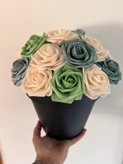 🌸 Pot funéraire taille M – personnalisable 🌸